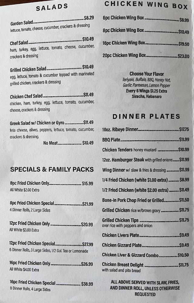 Chicken Coop Menu image 3